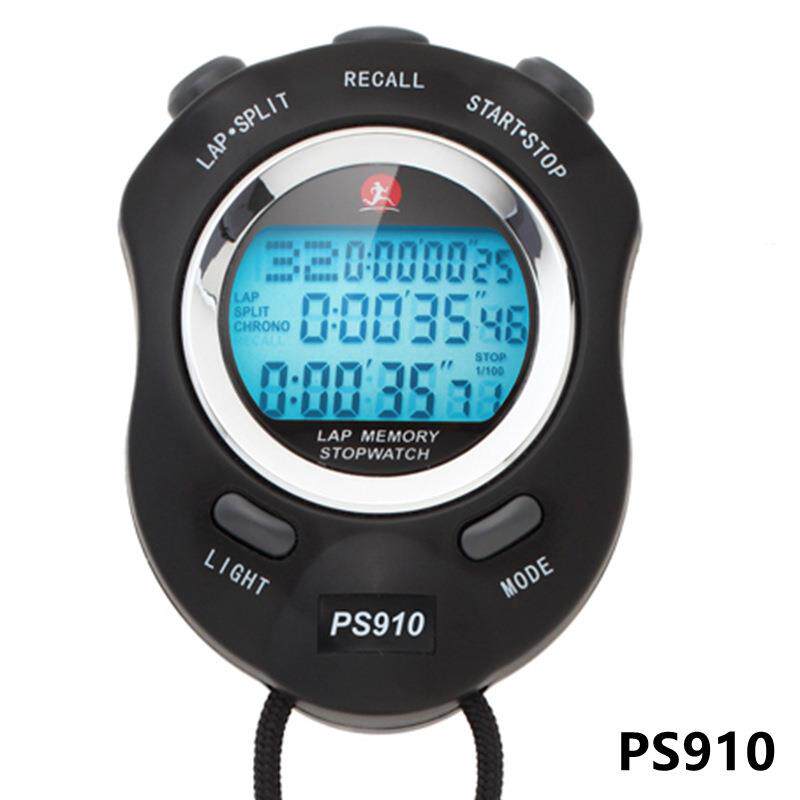 追日多功能电子秒表0.1S夜光多道记忆运动会比赛计时器PS-910/30