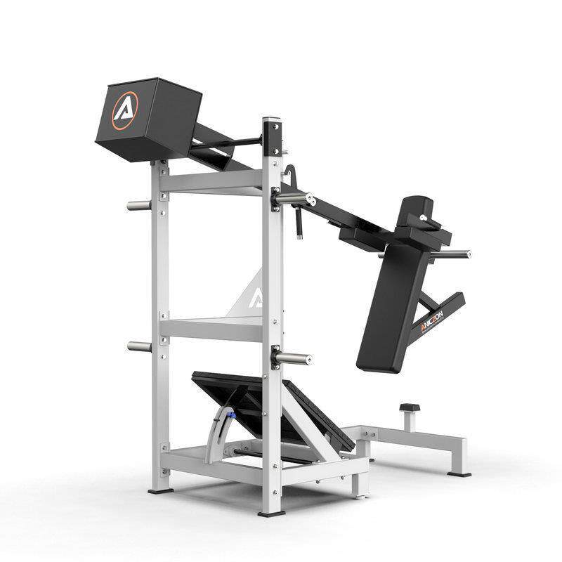 商用钟摆式深蹲美臀哈克深蹲训练器私教健身房工作室力量臀腿器械