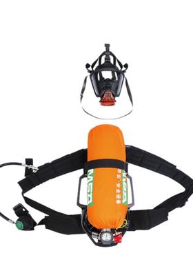 梅思安AX2100正压式空气呼吸器10165420带瓶表5419气瓶无表头罩