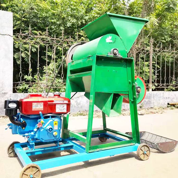 小花生脱壳机 油坊榨油用花生米脱粒机 电柴两用花生剥壳分离机