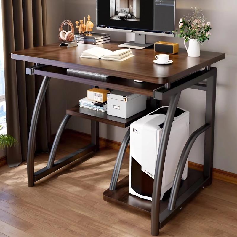 电脑桌台式家用简易书桌小户型学生小课桌出租屋卧室办公简约桌子