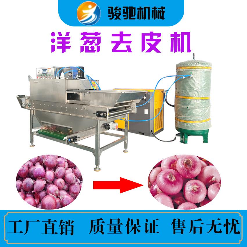 全自动洋葱气动去皮机剥皮机圆葱高压气流脱皮机去皮装置更先进
