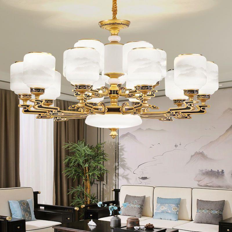 新中式吊灯客厅灯轻奢大气中式餐厅灯具现代中国风2025年新款套餐