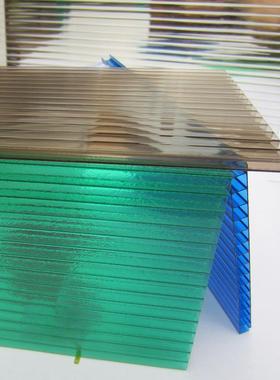 pc阳光板厂家 8mmPC阳光板 透光双层阳光板 颜色多种可选