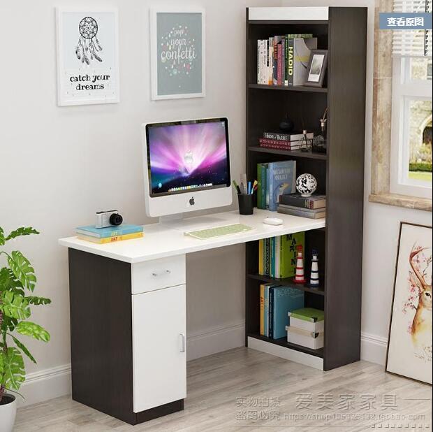 台式电脑桌书桌书架组装写字桌韩式学习家用卧室小型个人订制