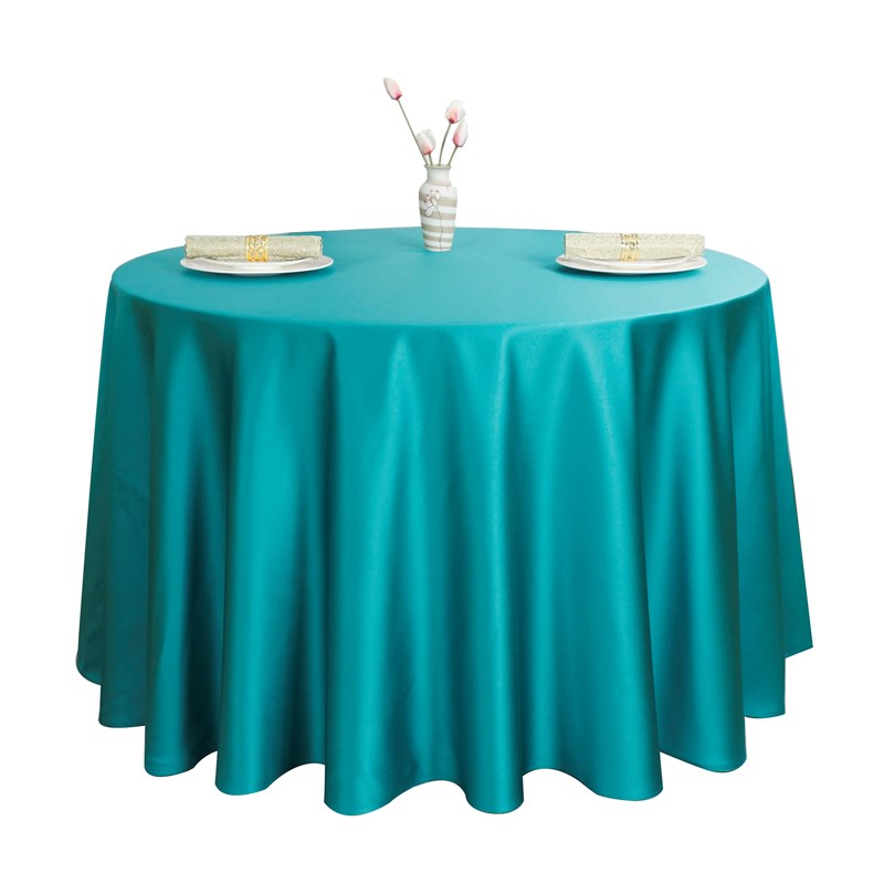 酒店圆形桌布餐桌布饭店餐厅大圆桌台布高级加厚现代简约餐桌布艺