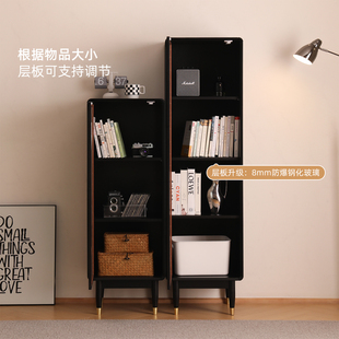 艾迪嘉朱迪餐边靠墙简约柜柜实木玻璃门客厅茶水现代家用酒柜