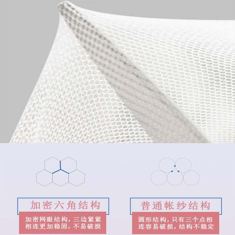 蚊帐2023新款家用卧室免安装一米八的床风扇加粗支架老式落地蚊帐