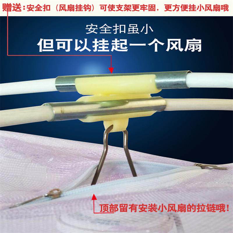 蒙古包蚊帐三开门1.8m床米帐子2.0x2.2人家加厚加密防摔双1.5用纹