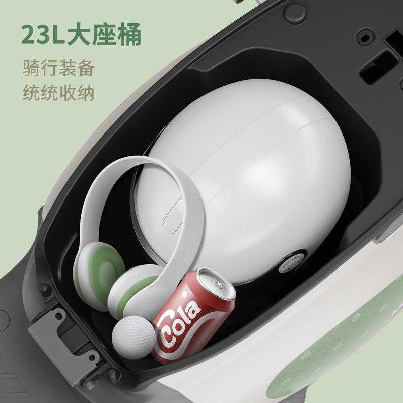 【门店自提】绿源电动车60V20Ah铅酸长续航成人代步电动摩托车MOK