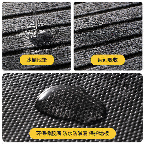 厨房地垫吸水防滑防油可擦免洗耐脏脚垫家用入户门垫进门门口地毯
