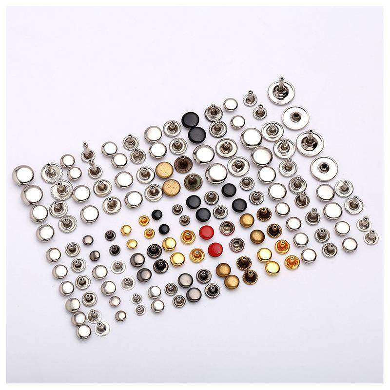 高品质OZN电镀五金双面子母优质铜铁不锈钢钉撞钉柳铆钉单厂家直