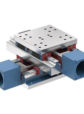 台十字线轨滑台批量模生XLS产XY轴服线轨十字滑伺台线轨沃滑台组