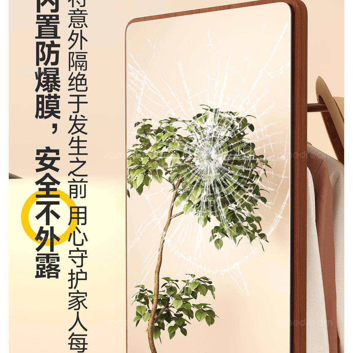 全身镜落镜地镜动985家用可移旋转卧室挂试衣衣穿衣镜衣帽架一体,住宅家具,穿衣镜,淘宝优惠券,粉丝福利购,淘宝优惠卷