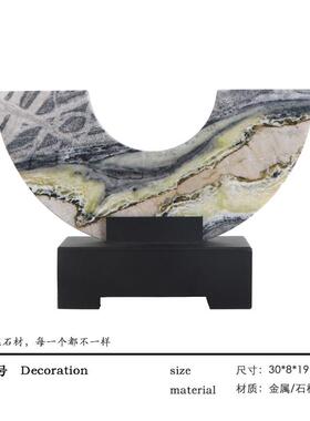 新中式居摆摆设样板房间软装饰品高端茶室家客厅F976M767酒柜玄博