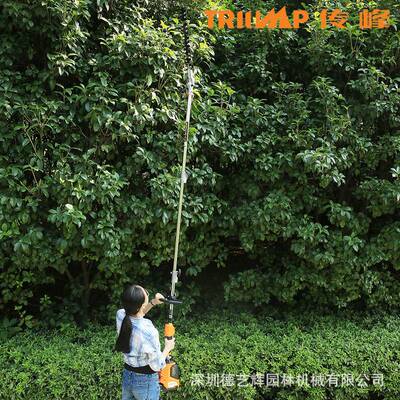 传峰电动高枝绿篱机58V可伸缩高空粗枝剪充电式修枝剪宽带绿篱机