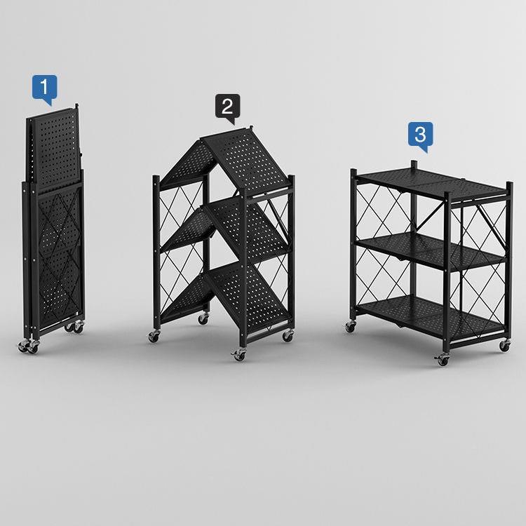 书架可移动置架物架小落铁艺客EQ厅收纳阳台展示地家用多层网红书