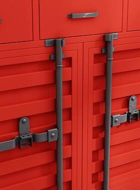 工业集箱备铁艺餐边柜酒店包厢餐柜收纳LD-56568柜茶水风储物装柜