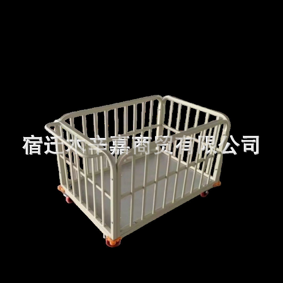 服装车间物料周转车框式多层裁片车成品车带轮手推车拉货搬运车