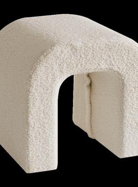 U型化妆实木梳妆凳梳RF-BD367妆台家凳凳逸子化妆椅卧室