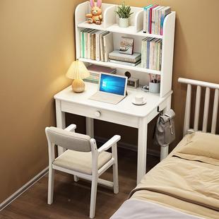 可实升降儿童木书桌书架体小户一型M70C卧EVC室床边学习桌家用电