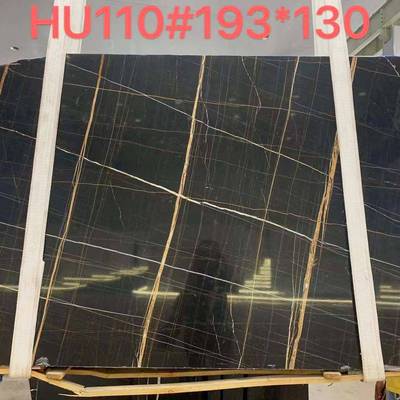 劳装伦黑金简大理石餐桌边几黑色梯天然楼PON大理石地板约修