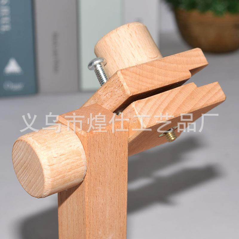 厂家直木FJ质式经典桌面欧榉木绣架台工式刺绣棚榉木艺销品刺绣工