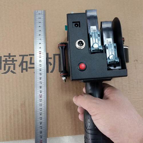 手持喷码机5cm双喷头携式小生产型日期用油墨便喷机BTW手持喷字字