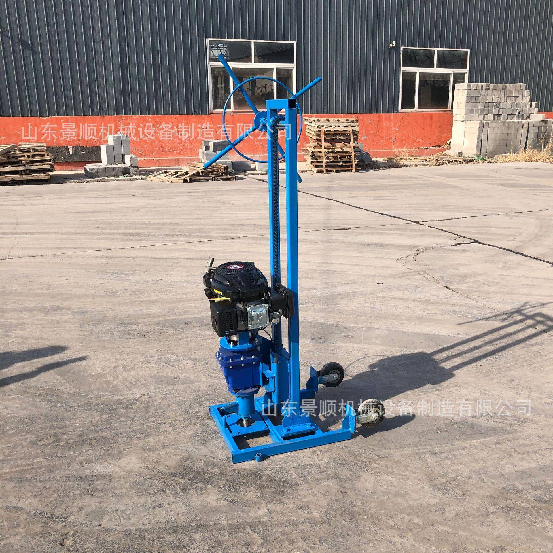 轻便0型油钻汽机JS-241012野外提地质勘探卷扬升取芯钻机30米取芯