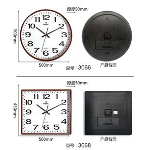 时钟挂墙2用0约英寸石钟英钟数字钟表时尚家简客厅挂简VDS约大方