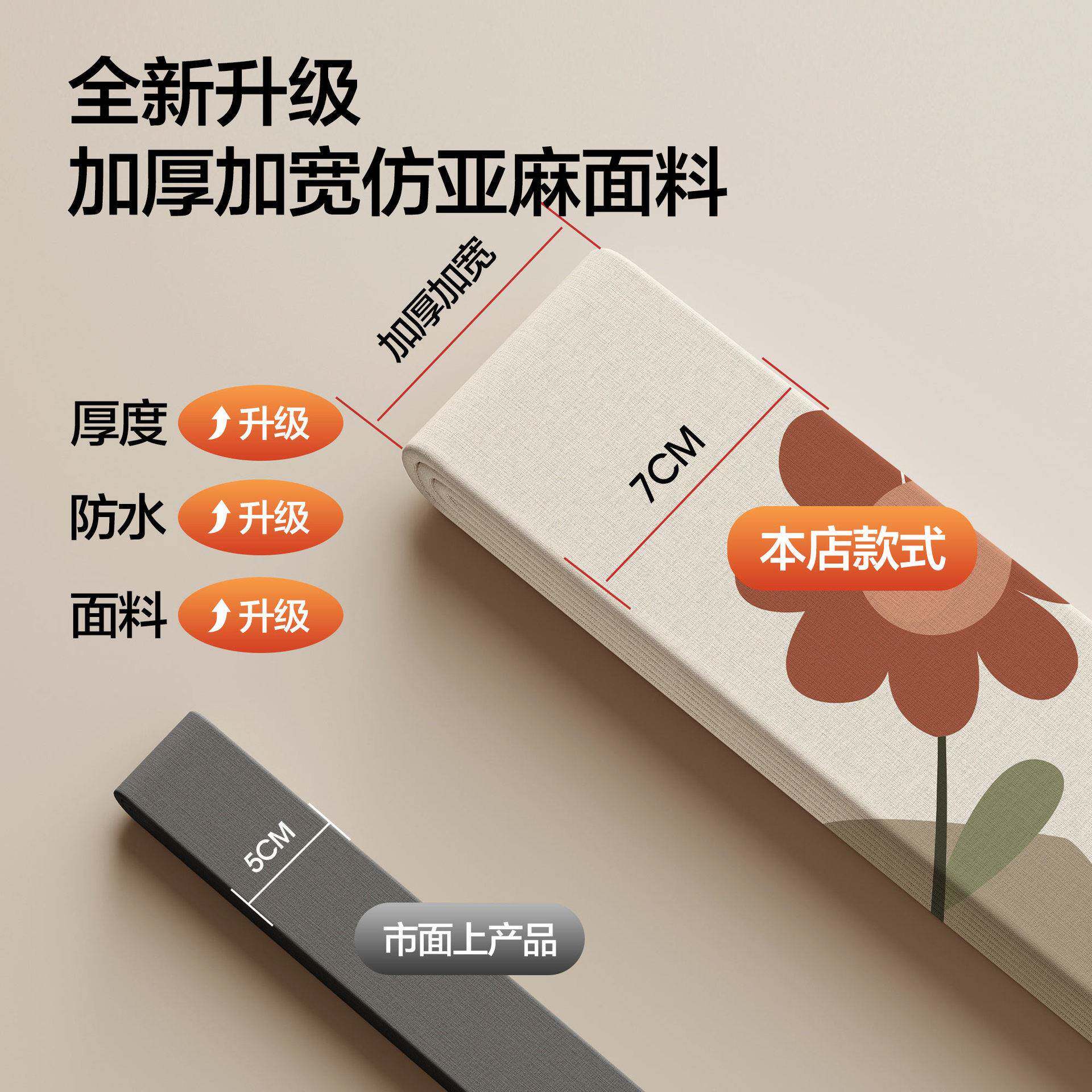 磁吸套装帘折叠卫间洗澡遮挡帘浴隔生断子折叠帘遮光挡风仿亚麻折