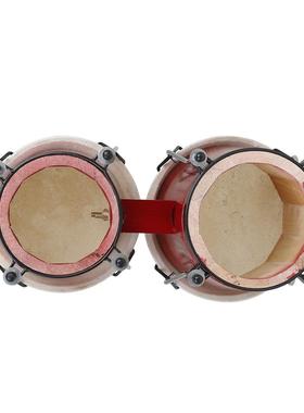 乐器邦童戈鼓DJ0040手拍鼓击奥尔夫打儿音乐教具玩具连体鼓Bongos