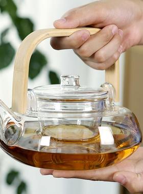 竹林白色电装炉玻璃茶炉陶套办公耐高温ali-7068陶外瓷壳养生煮茶