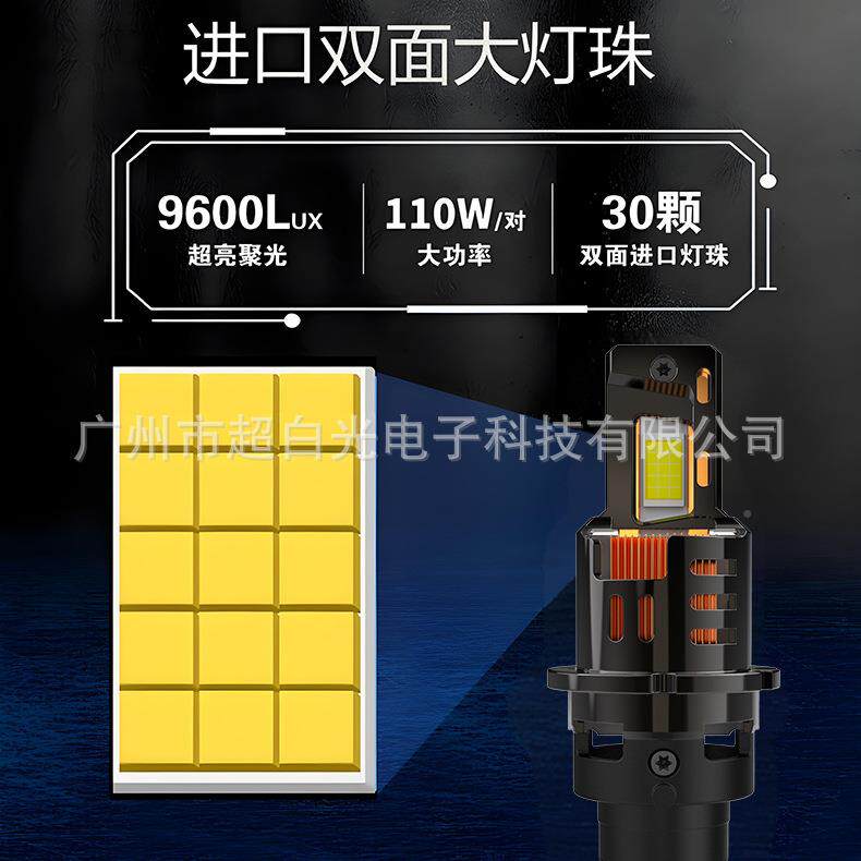 1:1汽车LED大灯原灯直插式D2SDE4G17SLD灯泡替换装氙气灯泡30芯