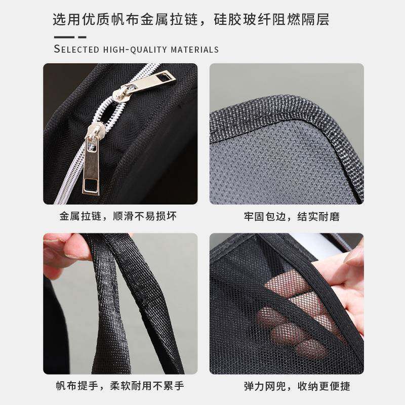 工厂直l销公包层大容量文件包帆布会议印GJX字加og多o现货商文务