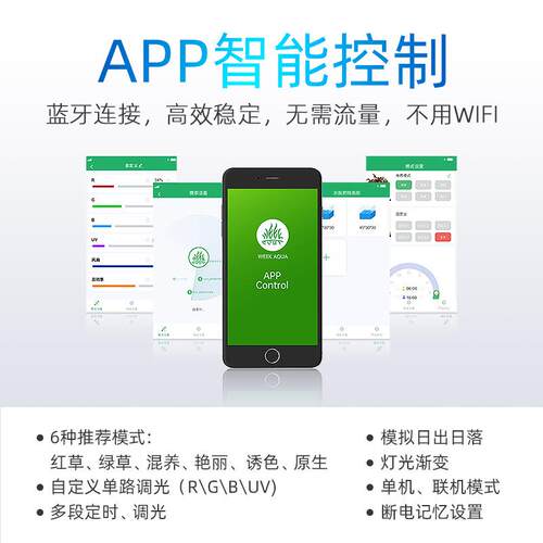 威尔康Mi灯ni9QIGPVro磁观吸夹子RGB-U全光谱微景水草灯磁吸灯座