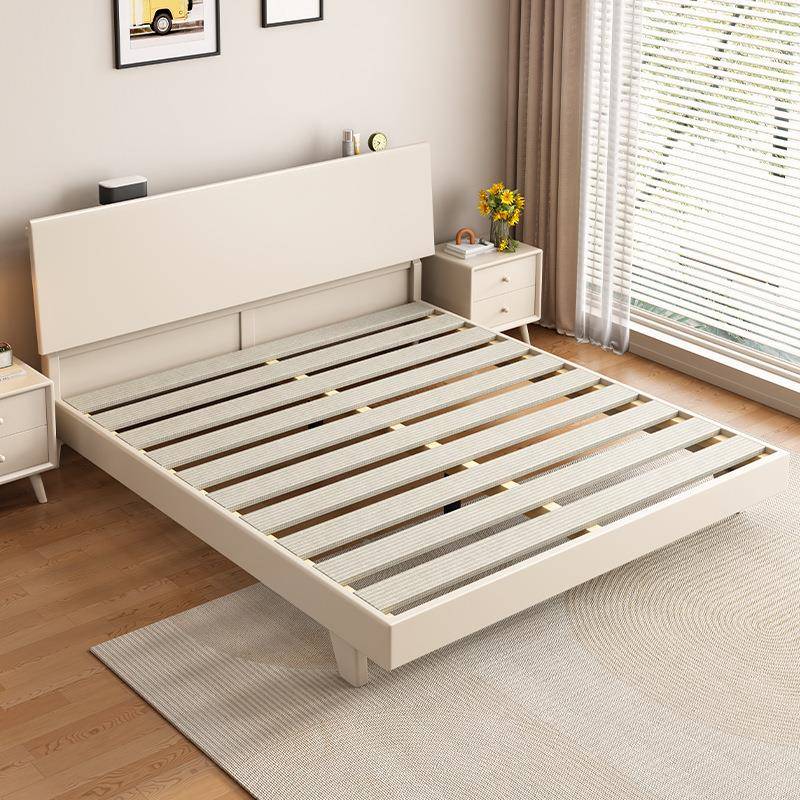 代款家简风实木床1现.5双人床用出租屋用1.NCL8米单约人储物实木