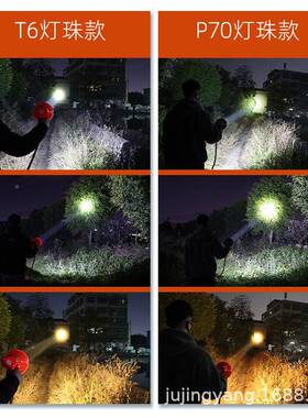 持ld黄光聚光1e2V手0p7探照灯防水强光户JY-218(p外船用车载照明