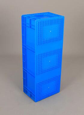 号物流箱1000*40大0*280mmEU41028鱼养龟箱蓝色加厚长方长形汽配