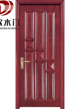 厂家合门套装房门室内开放漆中-式原木门简约间卧室复实NHV木门下
