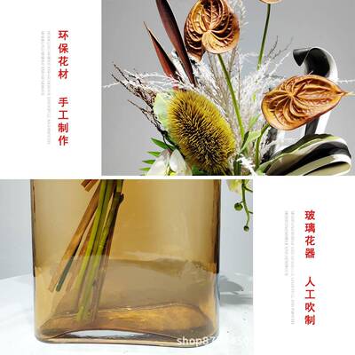 轻美真拉视德色LOA系仿花艺摆设奢样板房客厅电柜家居边几柜软装