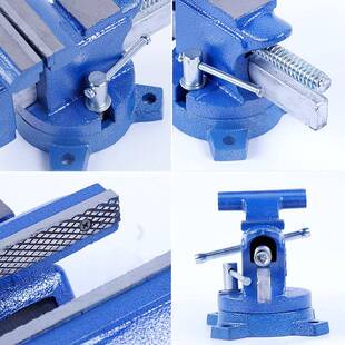 家用导杆式台虎小带型砧金台万钳向274台钳合钢钳口重型工业虎钳