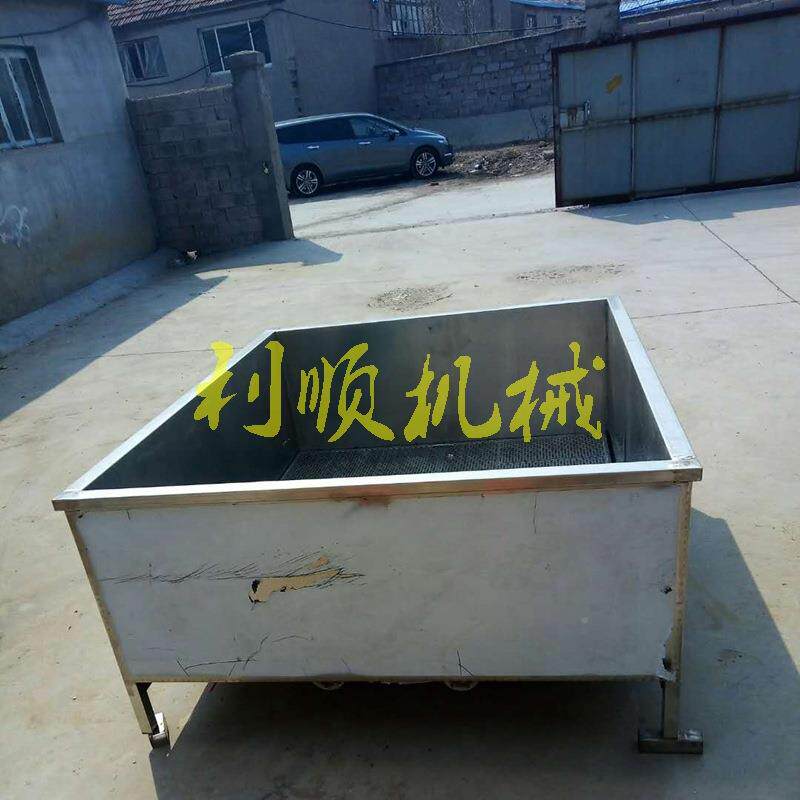 l自全动够磅肥猪毛机质保烫一无品牌/年现货猪烫池脱毛机机械设备