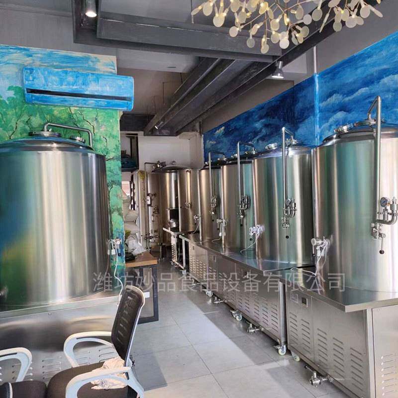 全自动酿酒机扎啤设备酿酒设备家用小型大型精酿啤酒厂灌装设备