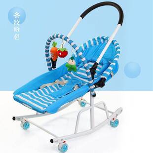 婴儿摇摇椅安抚椅躺椅摇篮车多功能宝宝摇篮床可推坐哄睡哄娃工厂