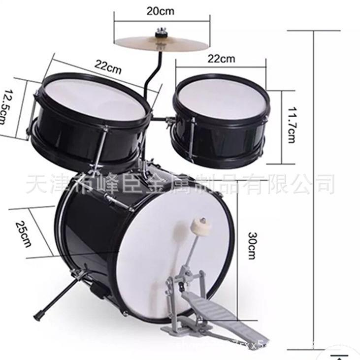 儿童三鼓架爵士鼓儿鼓童演出初CGO学者练习玩鼓子具厂家