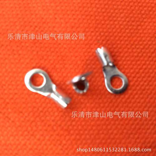 冷压圆形接CCZ线子铜鼻子端头接B头RN24紫铜1端00-0个