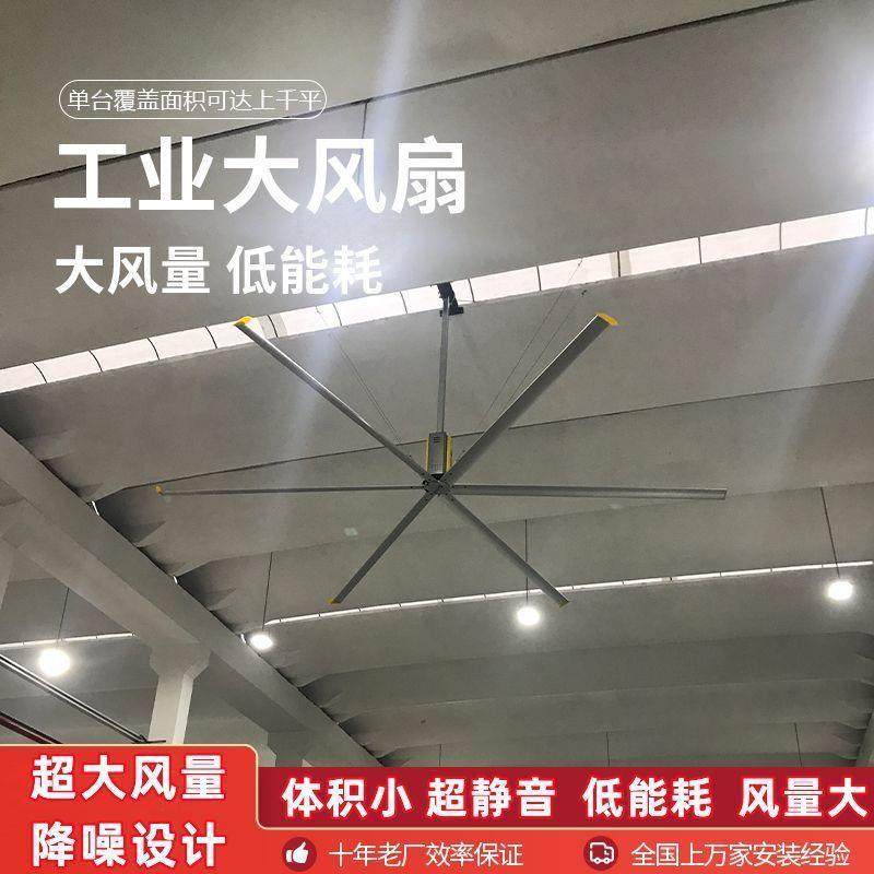 永磁工业大风扇超7米工ROA厂车厂房体育篮球馆大风间仓库大力吊大