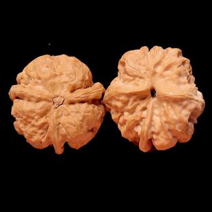 核桃蛤文蟆头蛤蟆头核人丁兴旺三棱尺寸40.全品玩修蛤蟆头桃文玩