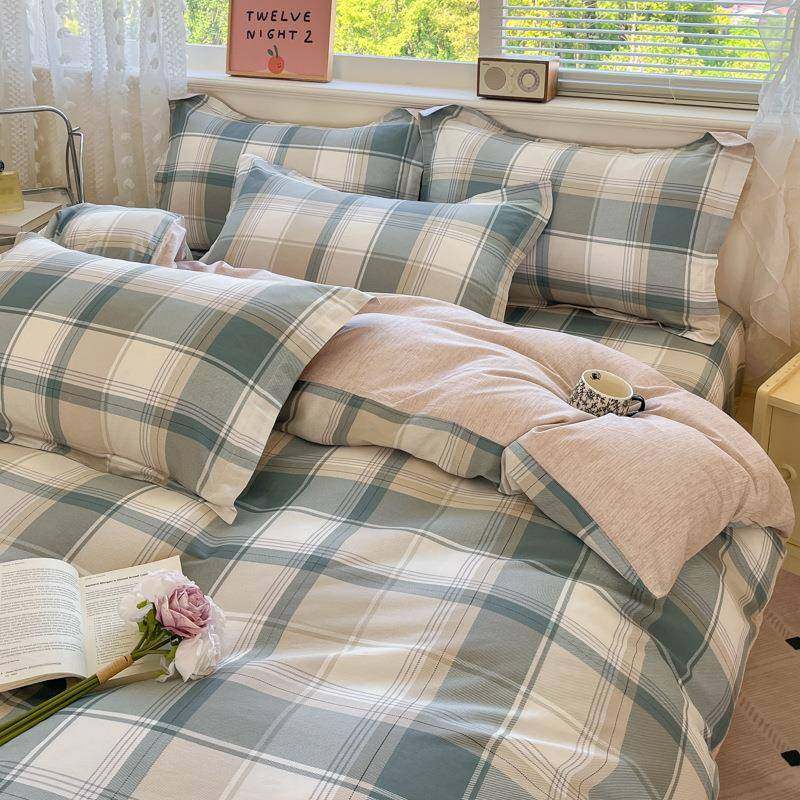 被套单件纯3棉春秋20人0x20双hly06060150×200学生宿1舍.5米单人